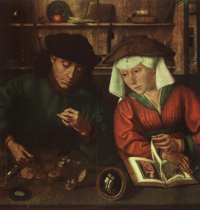 Quentin Massys The Moneylender and his Wife Norge oil painting art